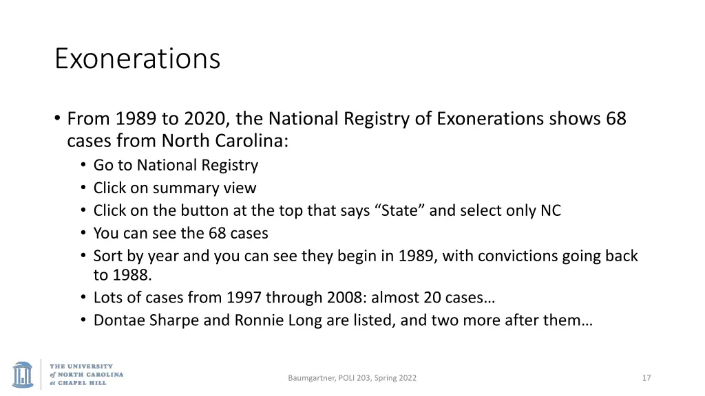 exonerations