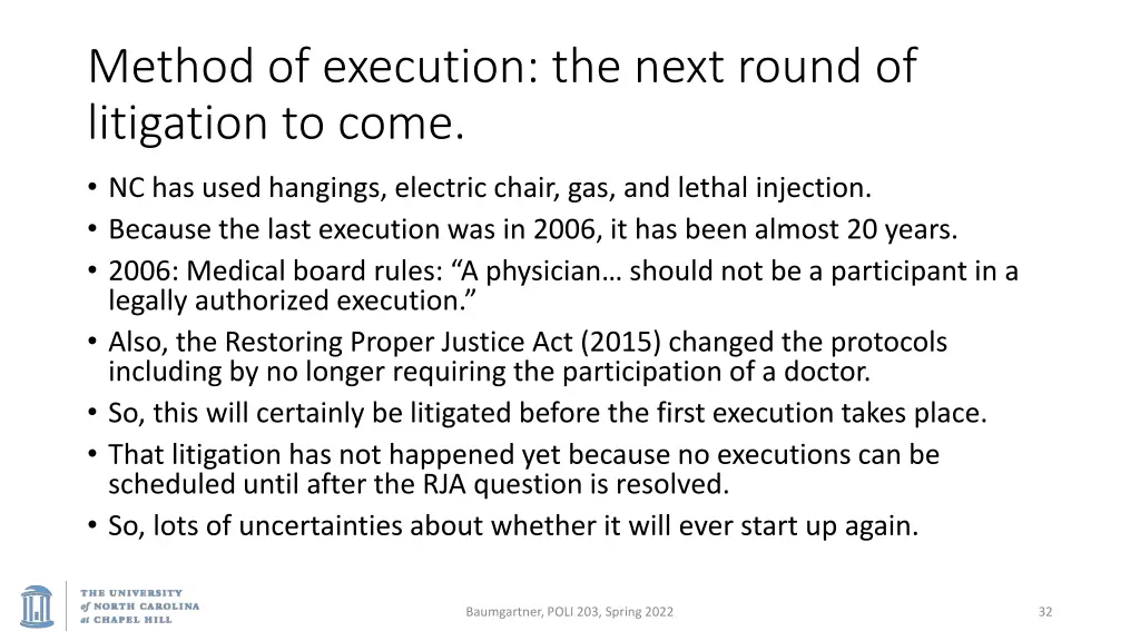 method of execution the next round of litigation