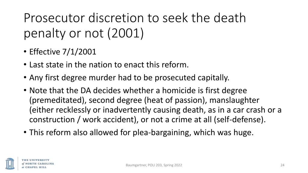 prosecutor discretion to seek the death penalty