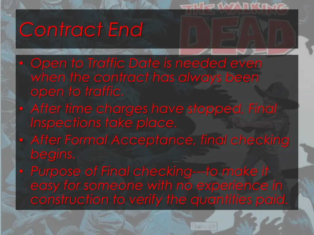 contract end