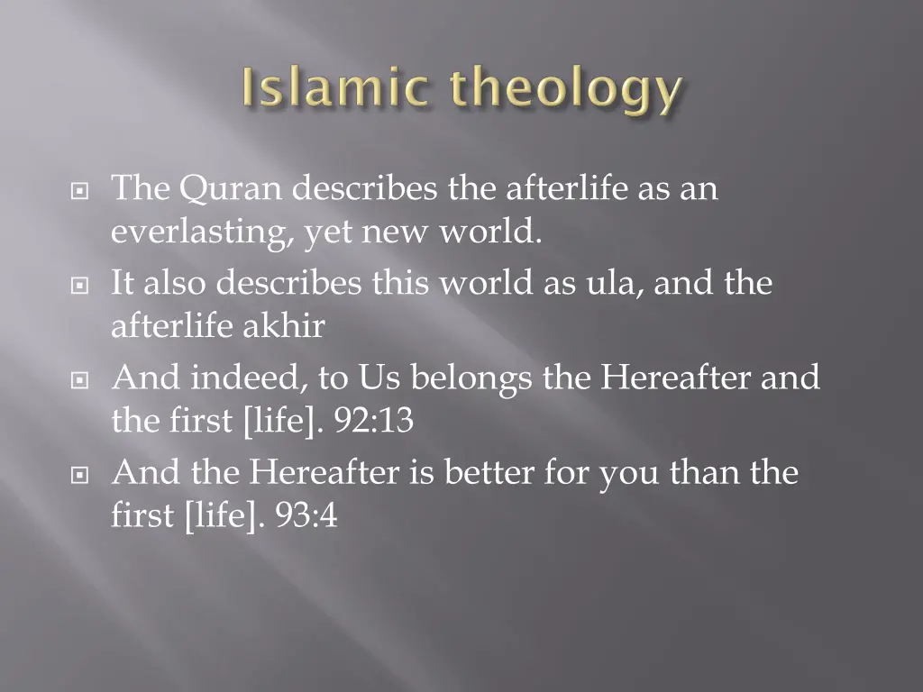 the quran describes the afterlife