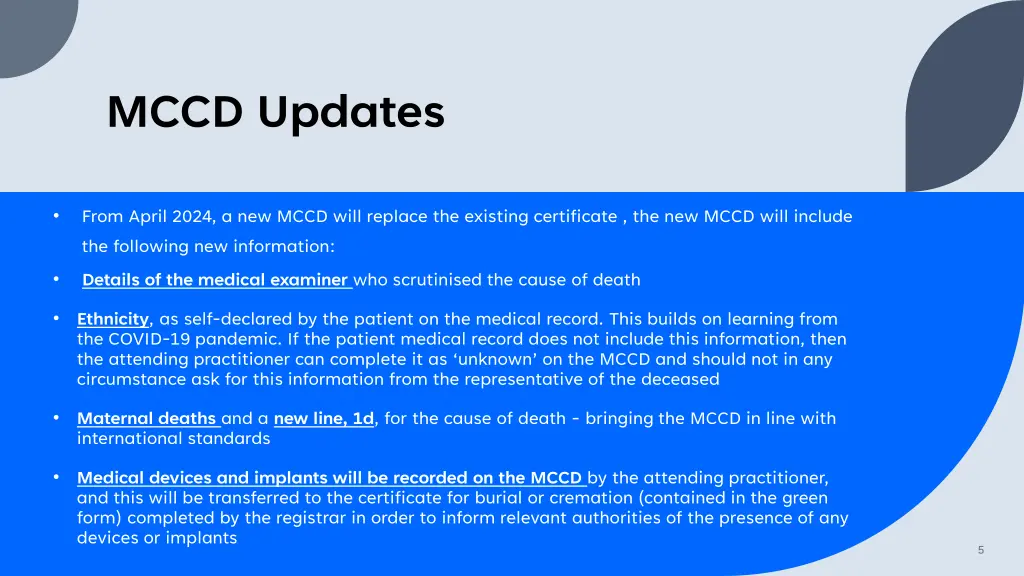 mccd updates