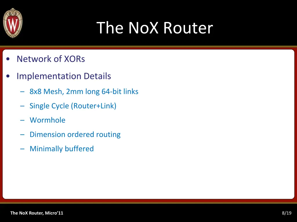 the nox router 1