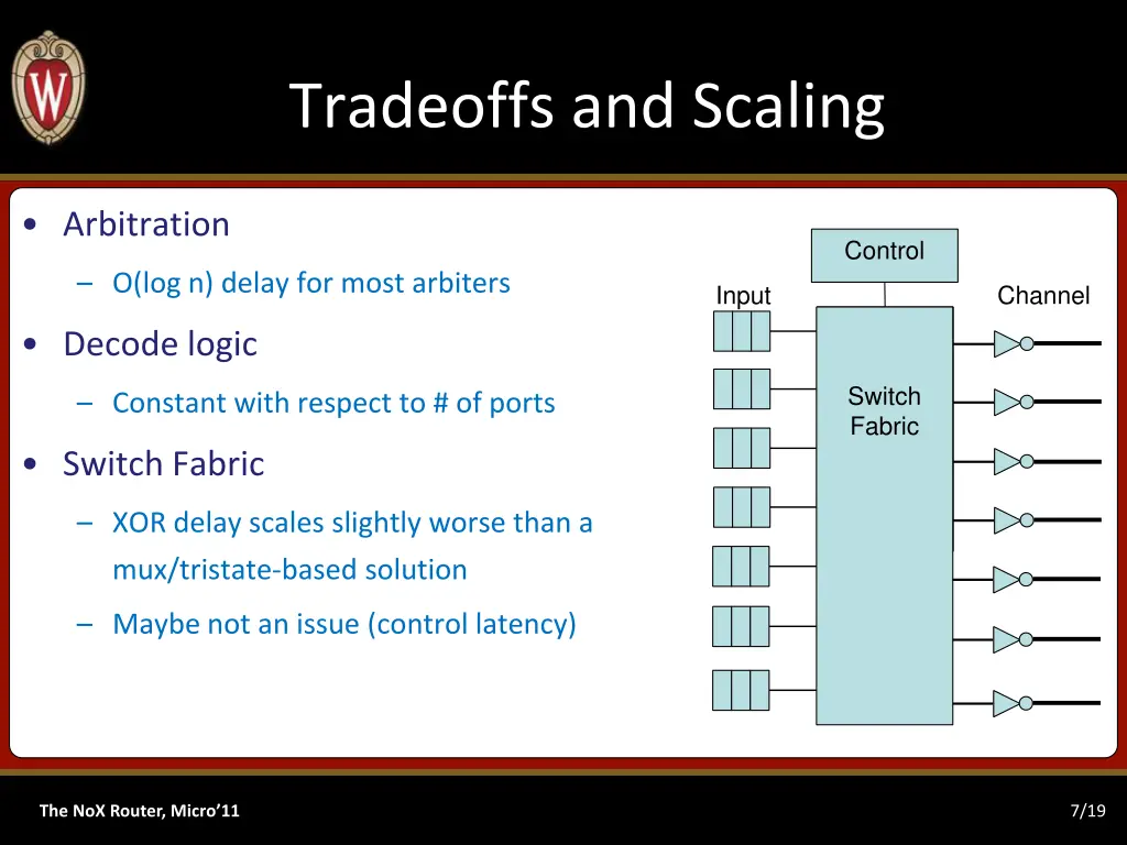 tradeoffs and scaling