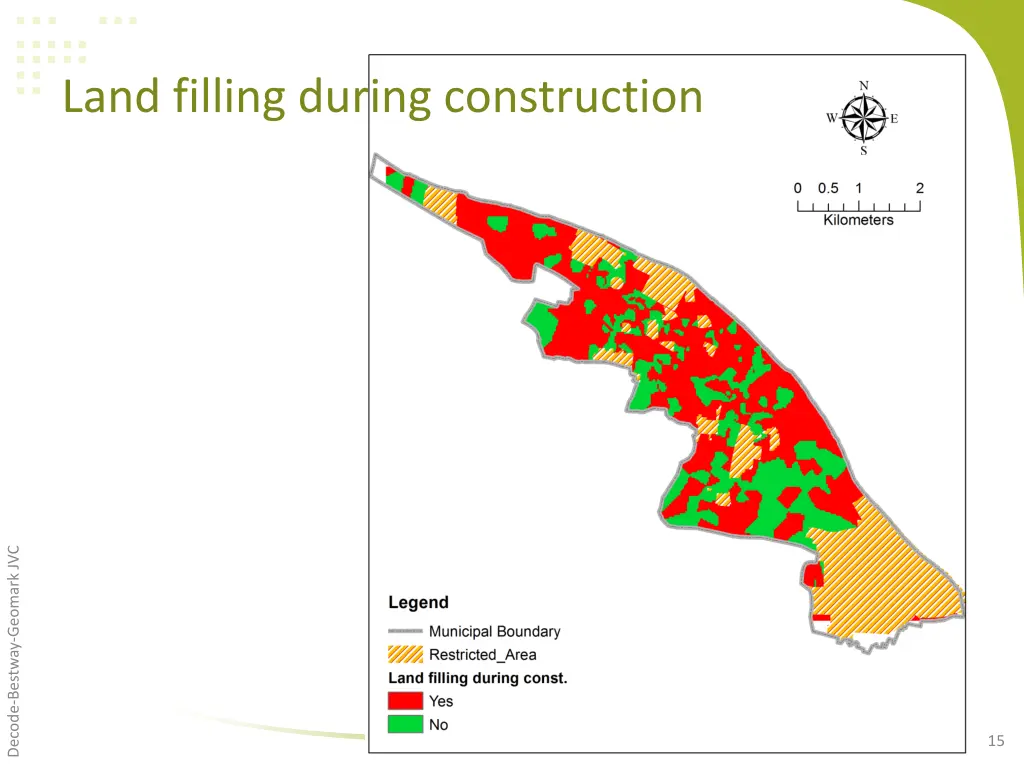 land filling during construction