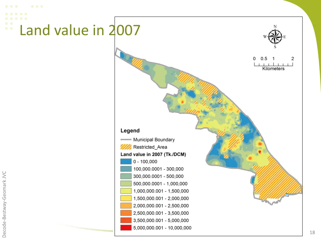 land value in 2007