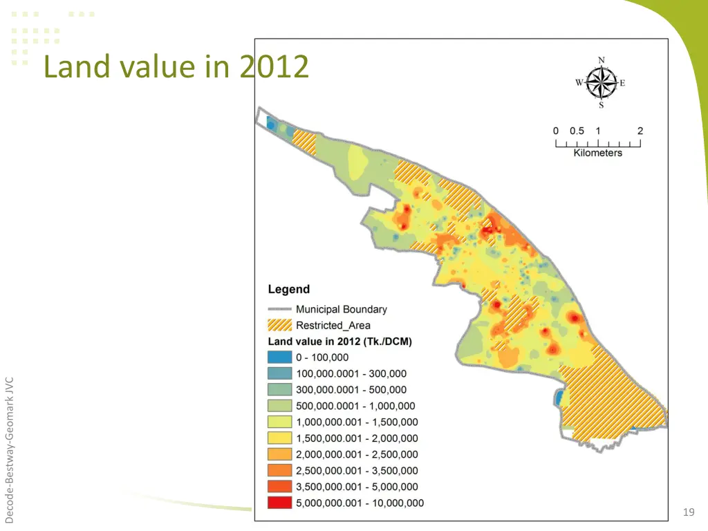 land value in 2012