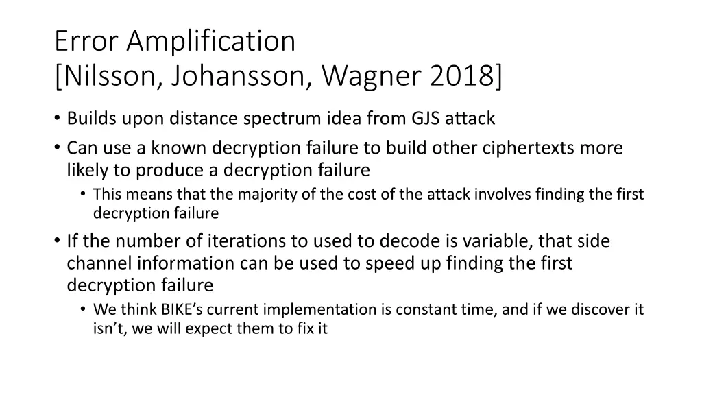 error amplification nilsson johansson wagner 2018