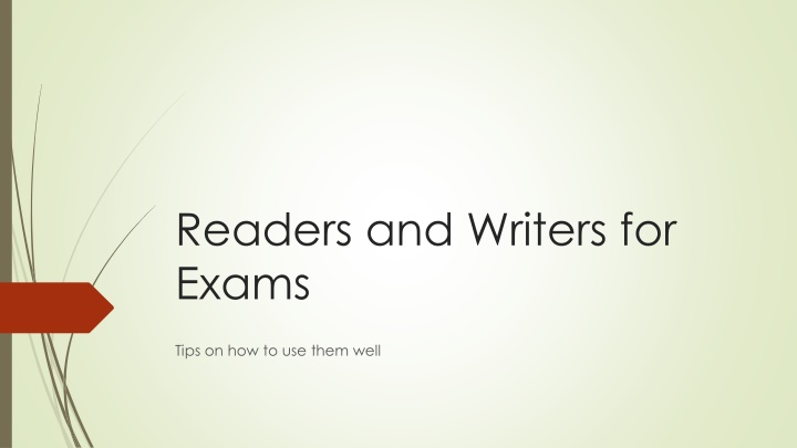 readers and writers for exams