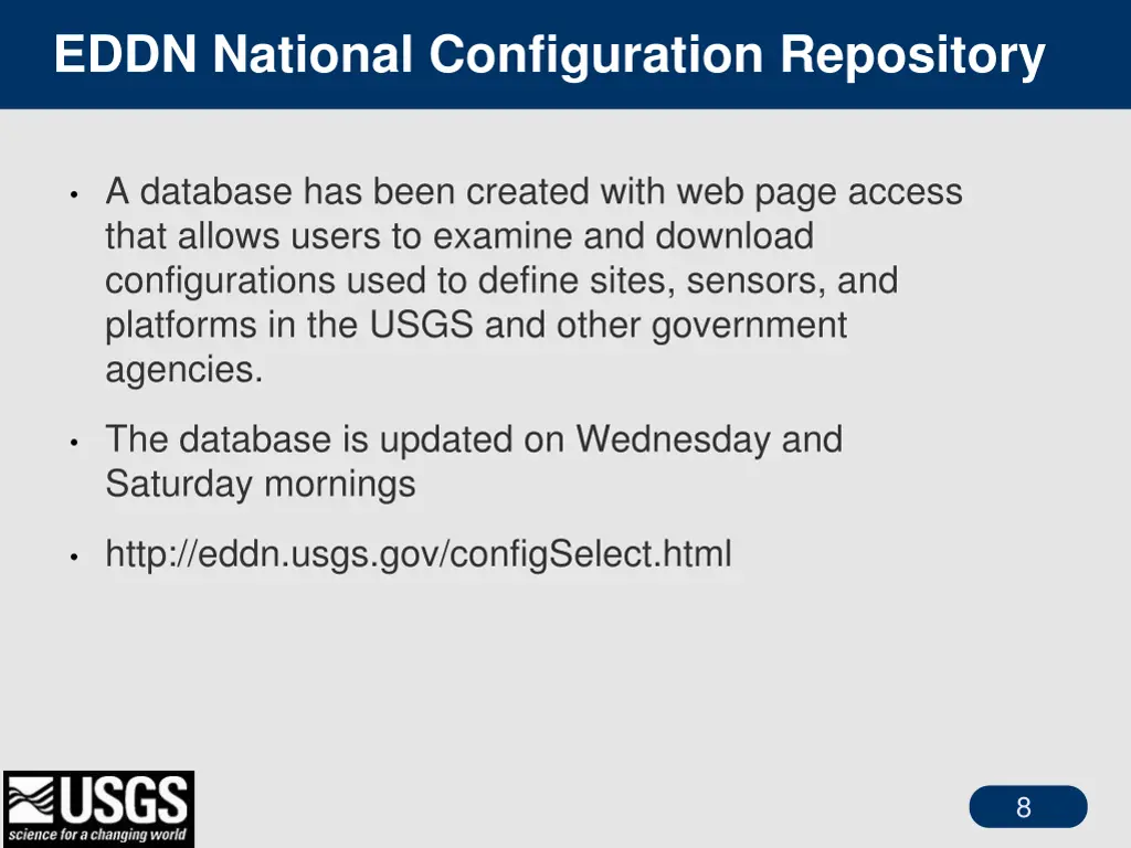 eddn national configuration repository