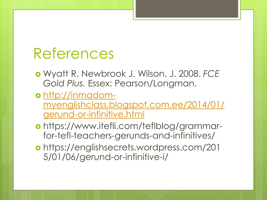 references