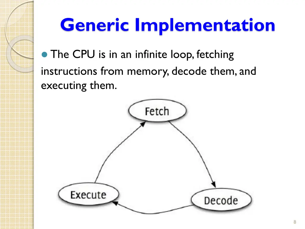 generic implementation