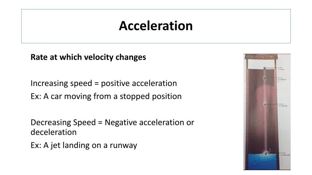 acceleration