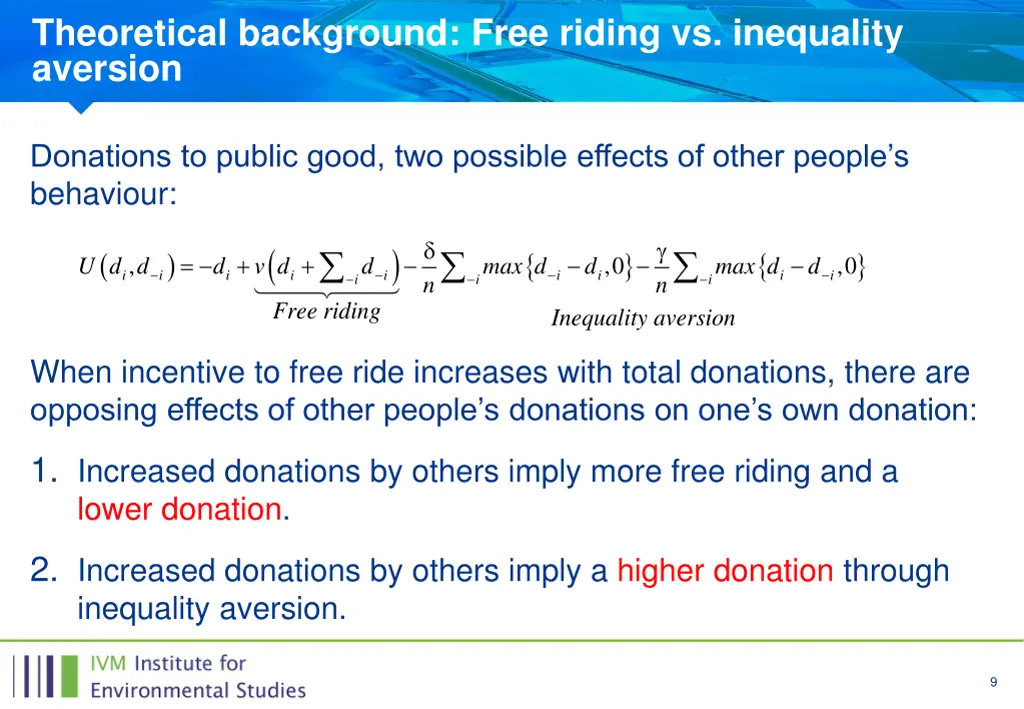 theoretical background free riding vs inequality 1