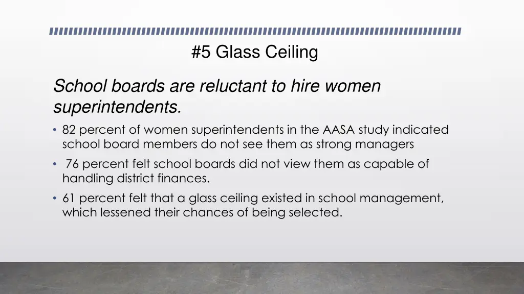 5 glass ceiling