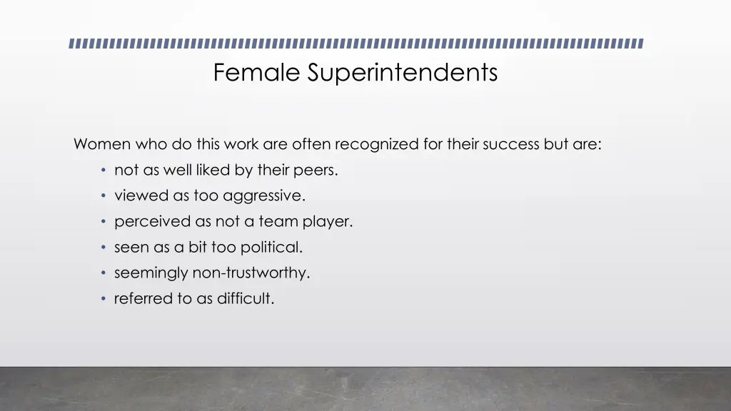 female superintendents