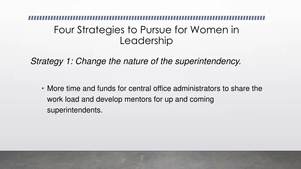 four strategies to pursue for women in leadership