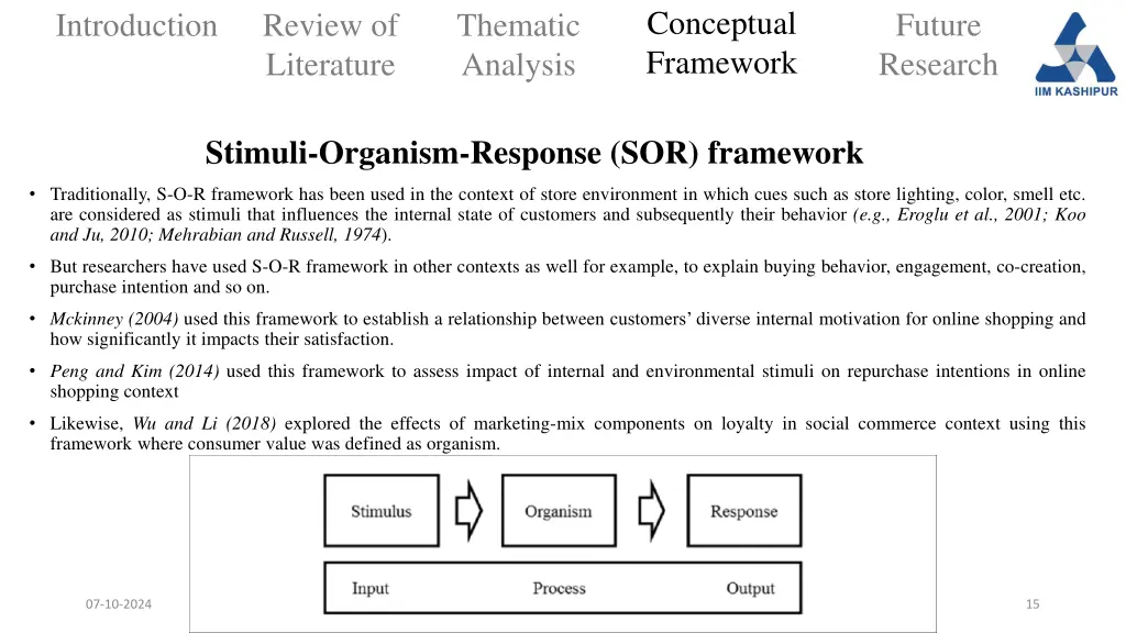 conceptual framework 12