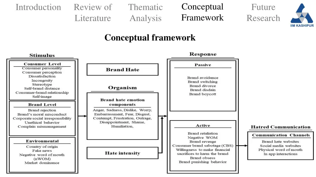 conceptual framework 13