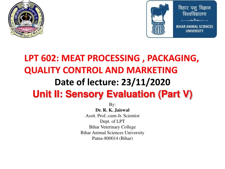 lpt 602 meat processing packaging quality control