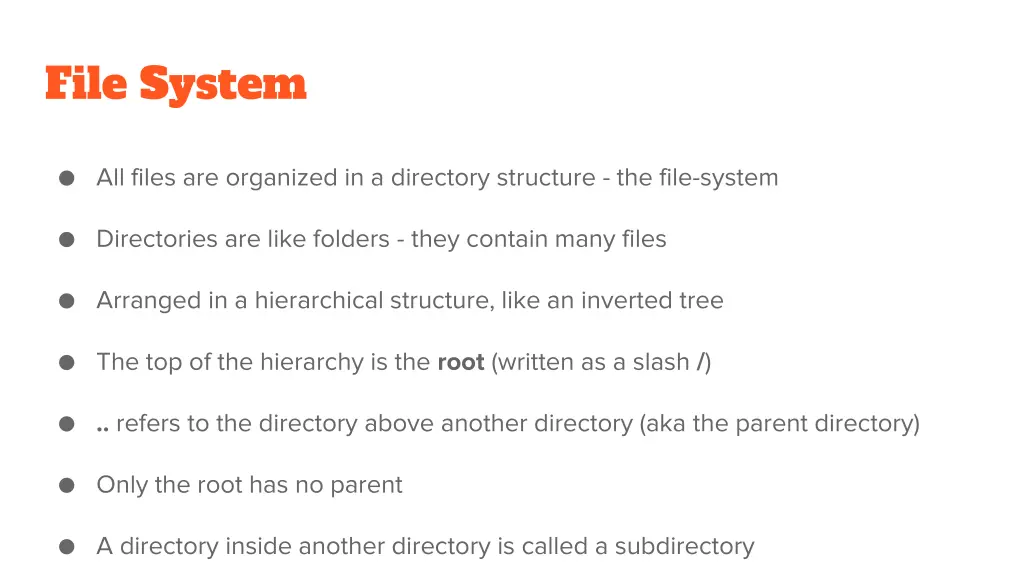 file system