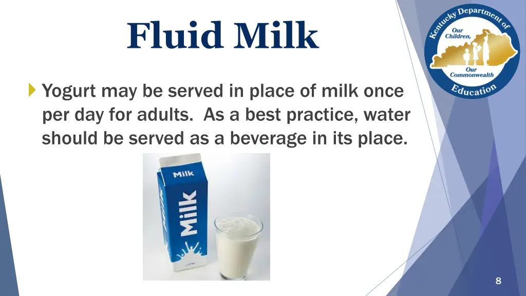 fluid milk