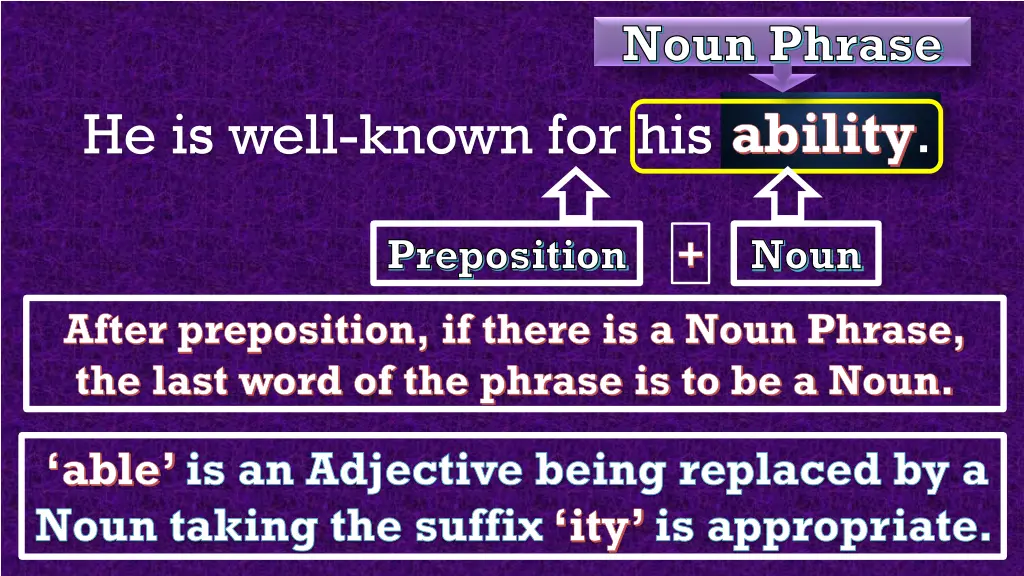 noun phrase