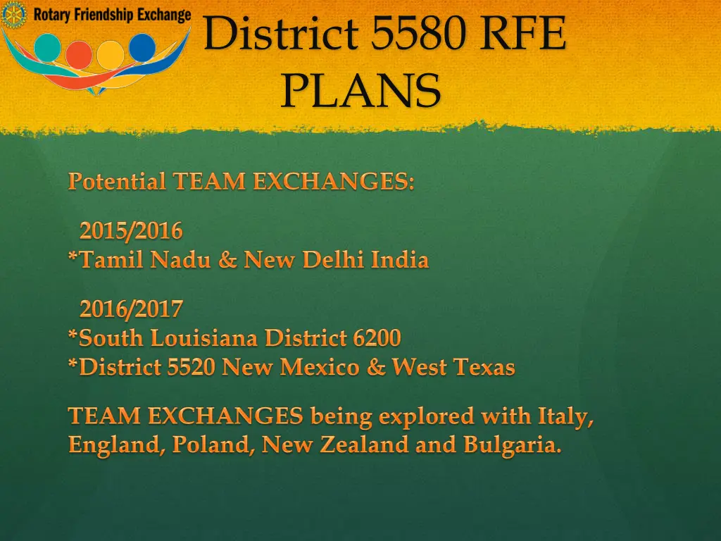 district 5580 rfe plans