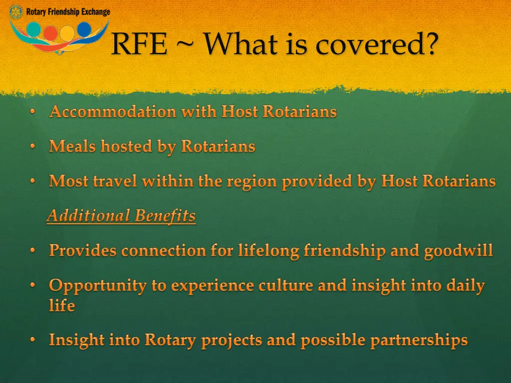 rfe what is covered