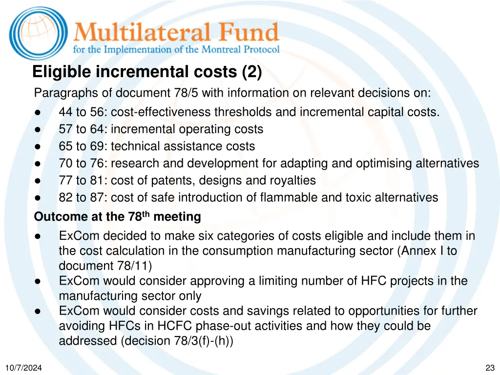 eligible incremental costs 2