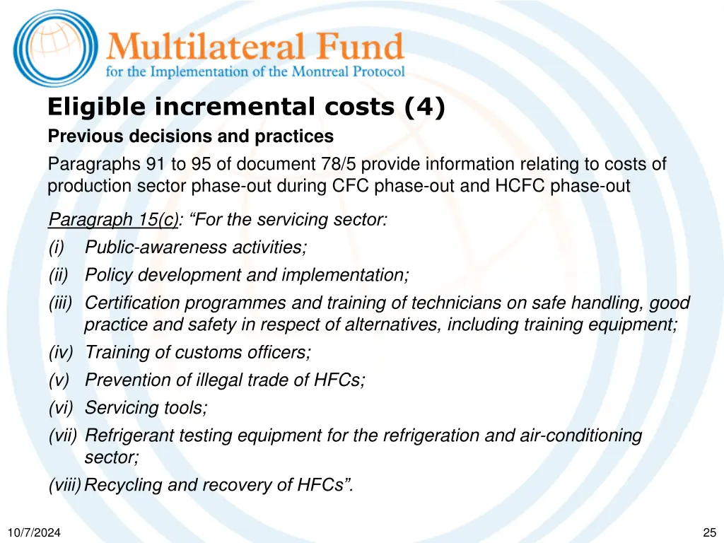 eligible incremental costs 4