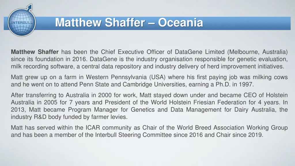 matthew shaffer oceania