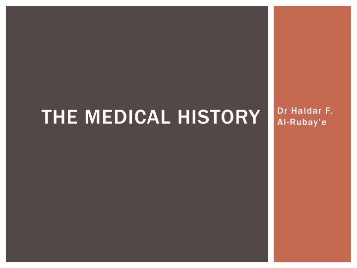 the medical history