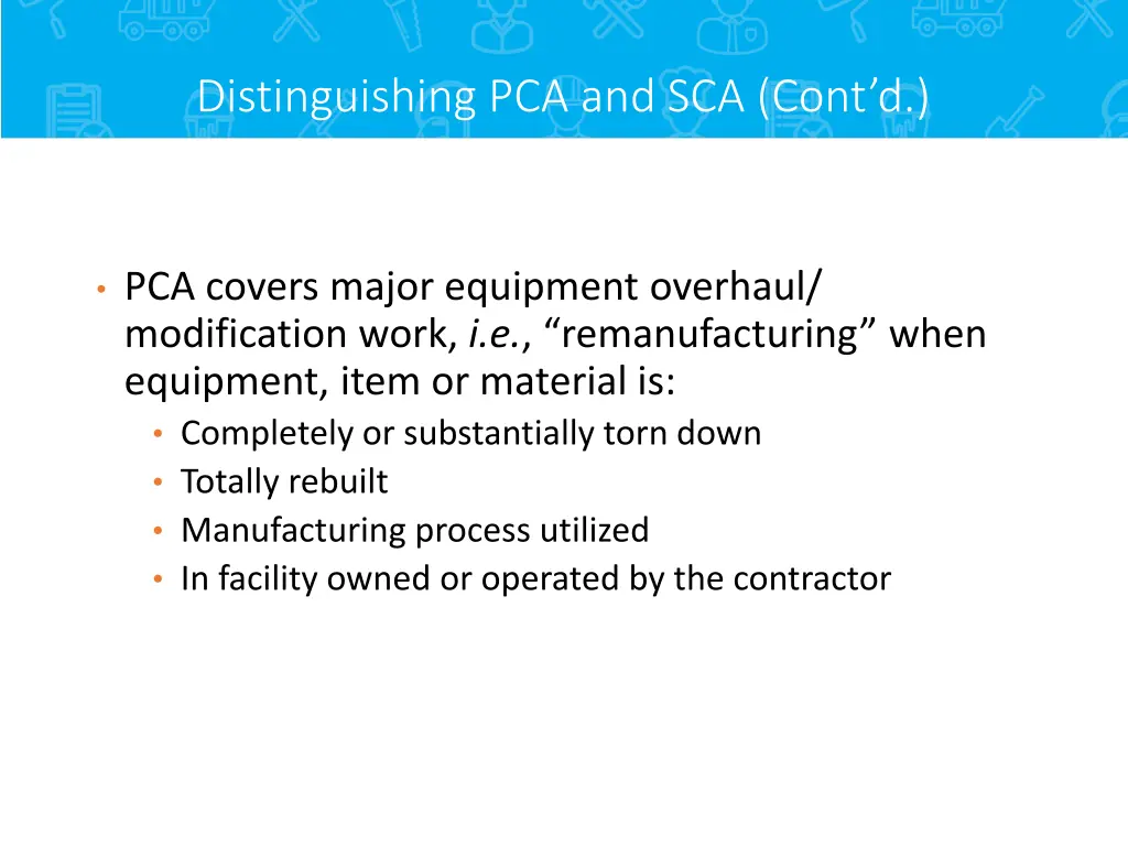 distinguishing pca and sca cont d 1