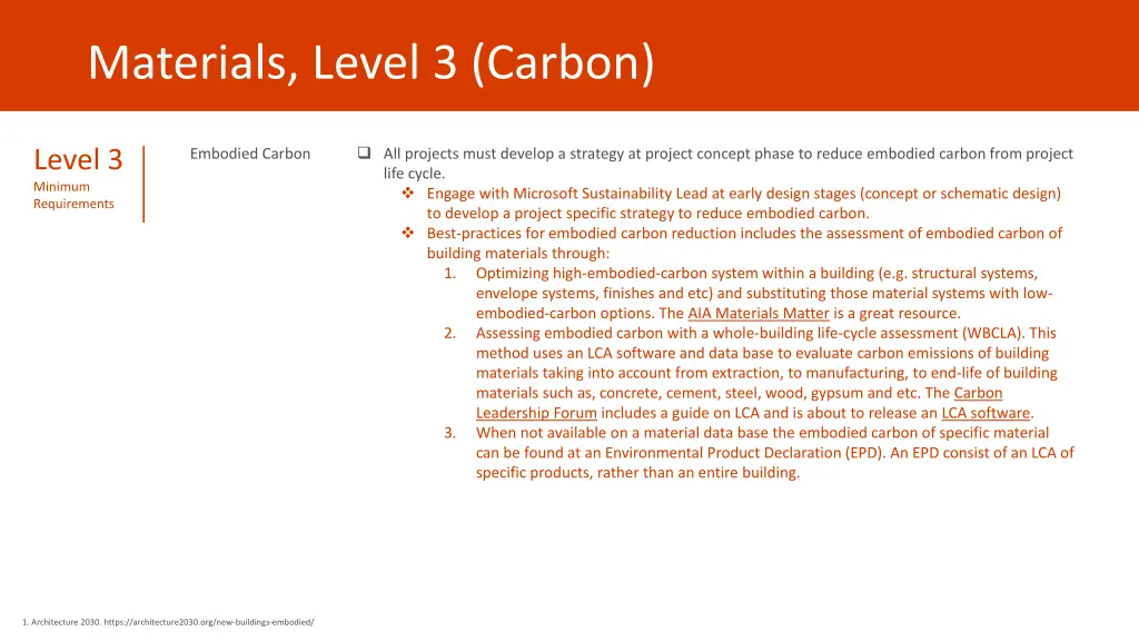 materials level 3 carbon