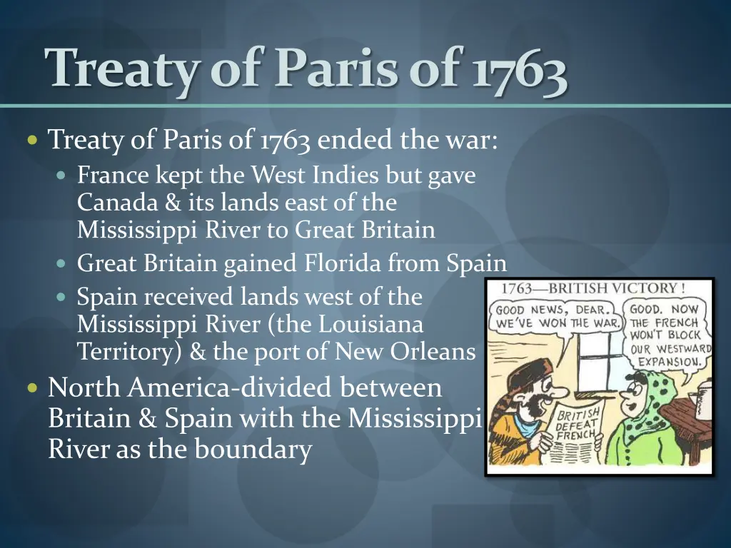 treaty of paris of 1763