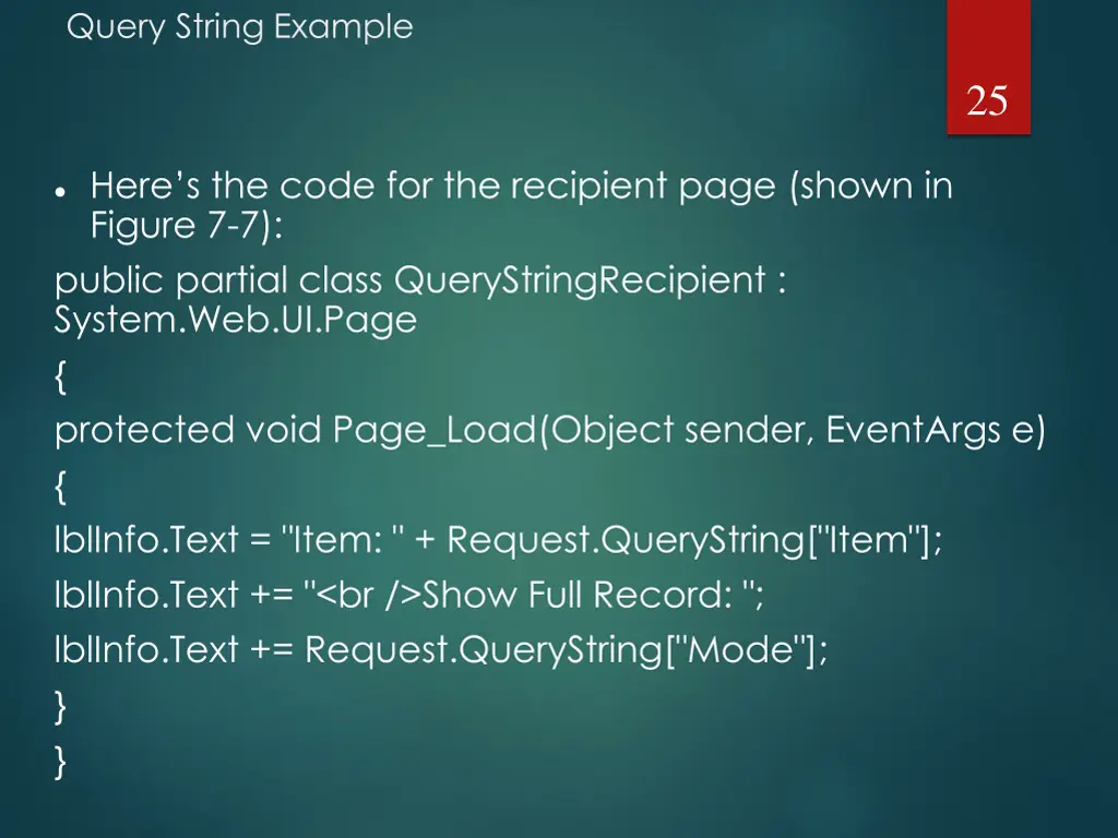 query string example 1