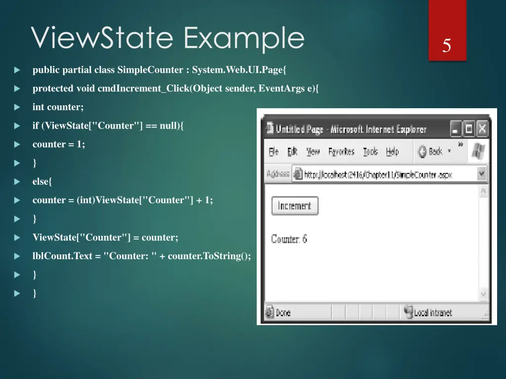 viewstate example