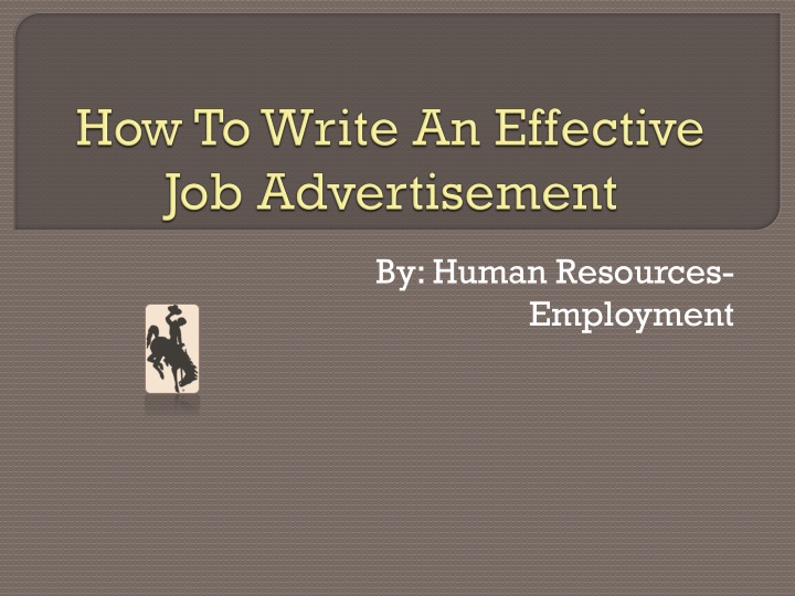 by human resources employment