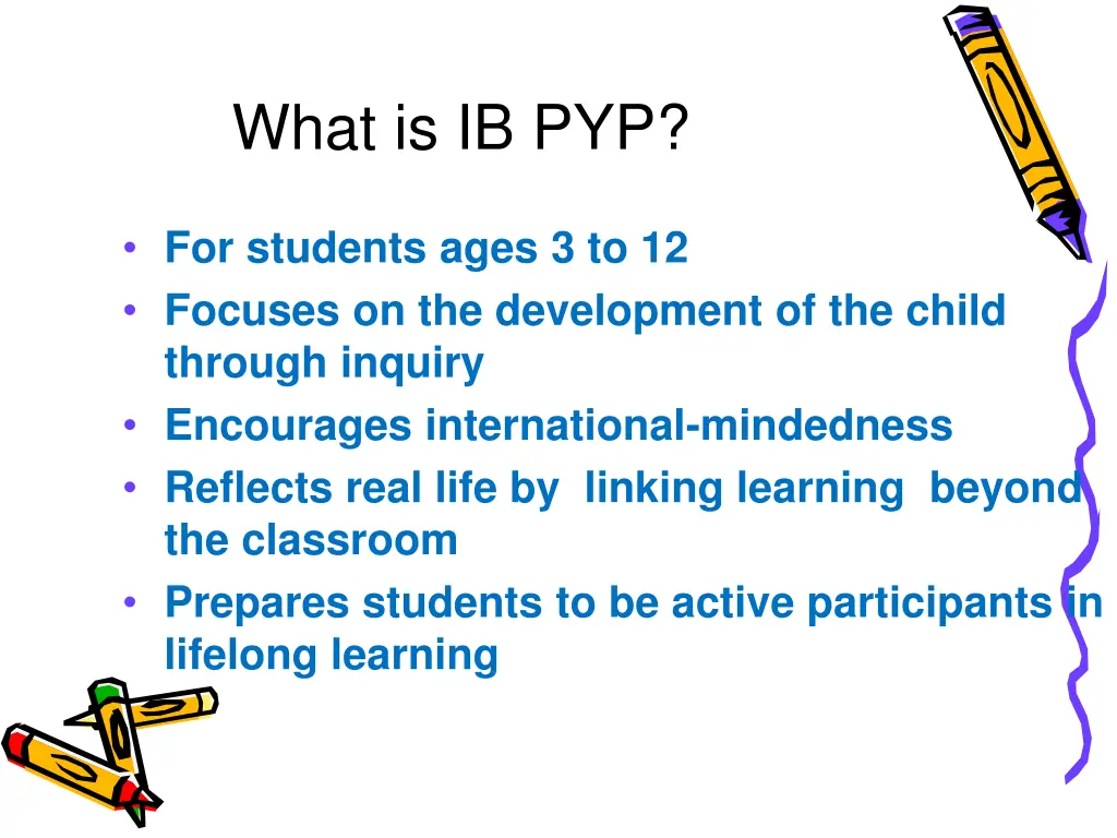 what is ib pyp