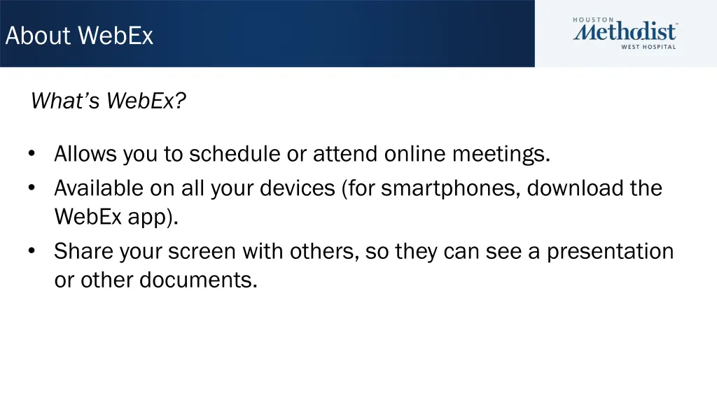 about webex