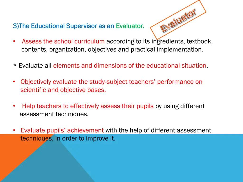 3 3 the educational supervisor