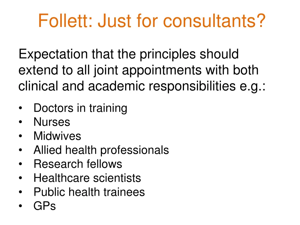 follett just for consultants