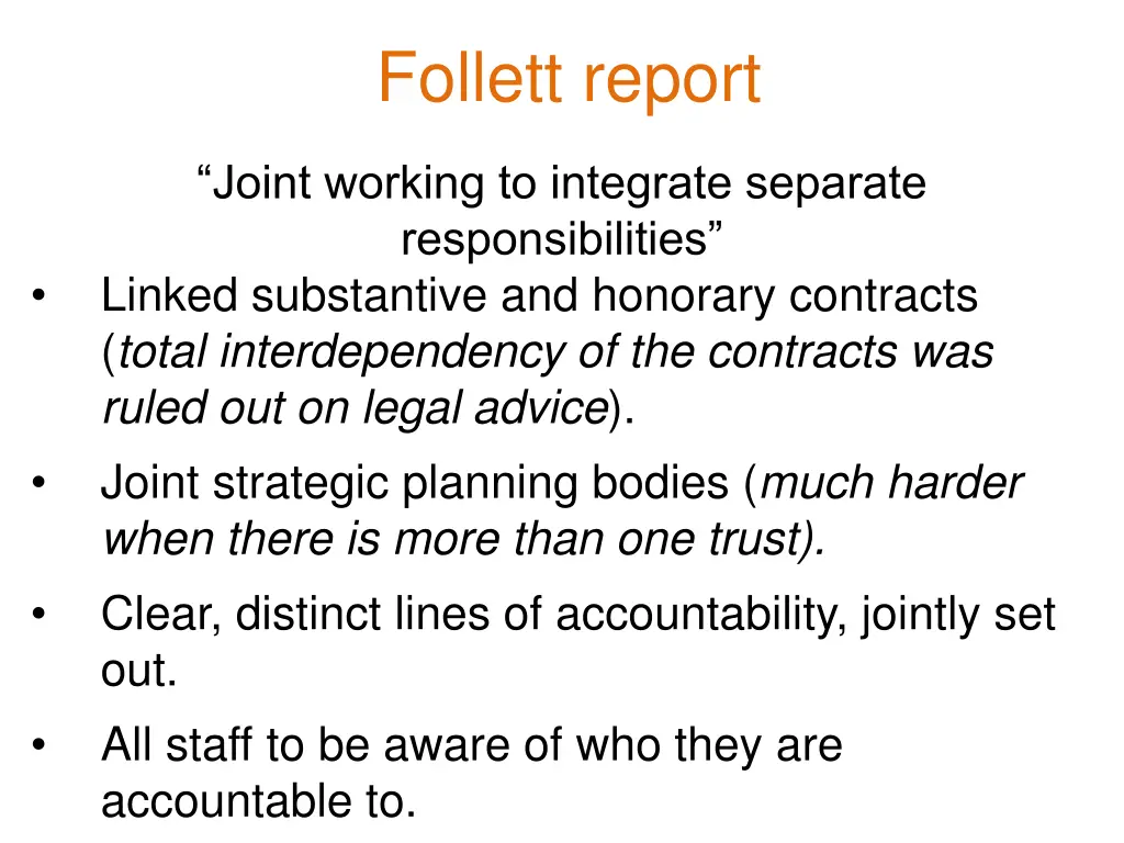 follett report 2