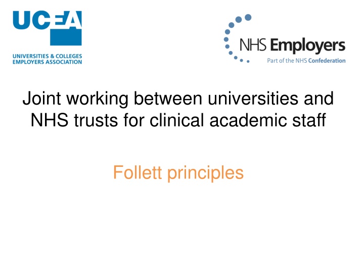 joint working between universities and nhs trusts