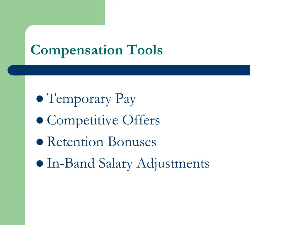 compensation tools