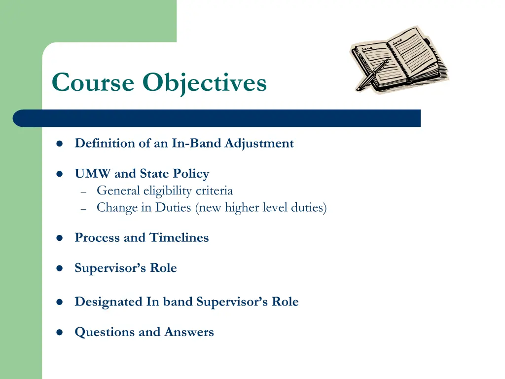 course objectives