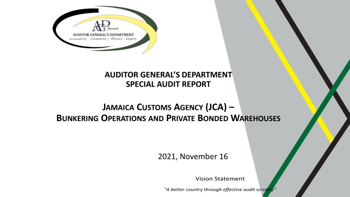 auditor general s department special audit report