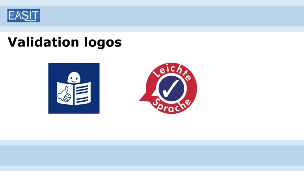 validation logos