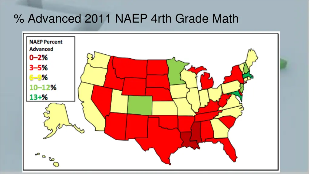 advanced 2011 naep 4rth grade math